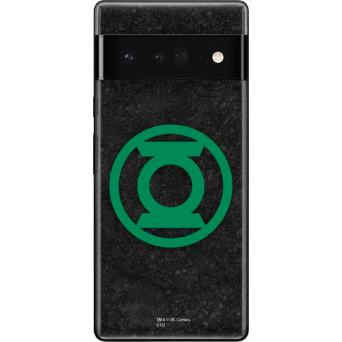 DC Comics Green Lantern Logo Black Background Google Pixel 6 Pro Skin